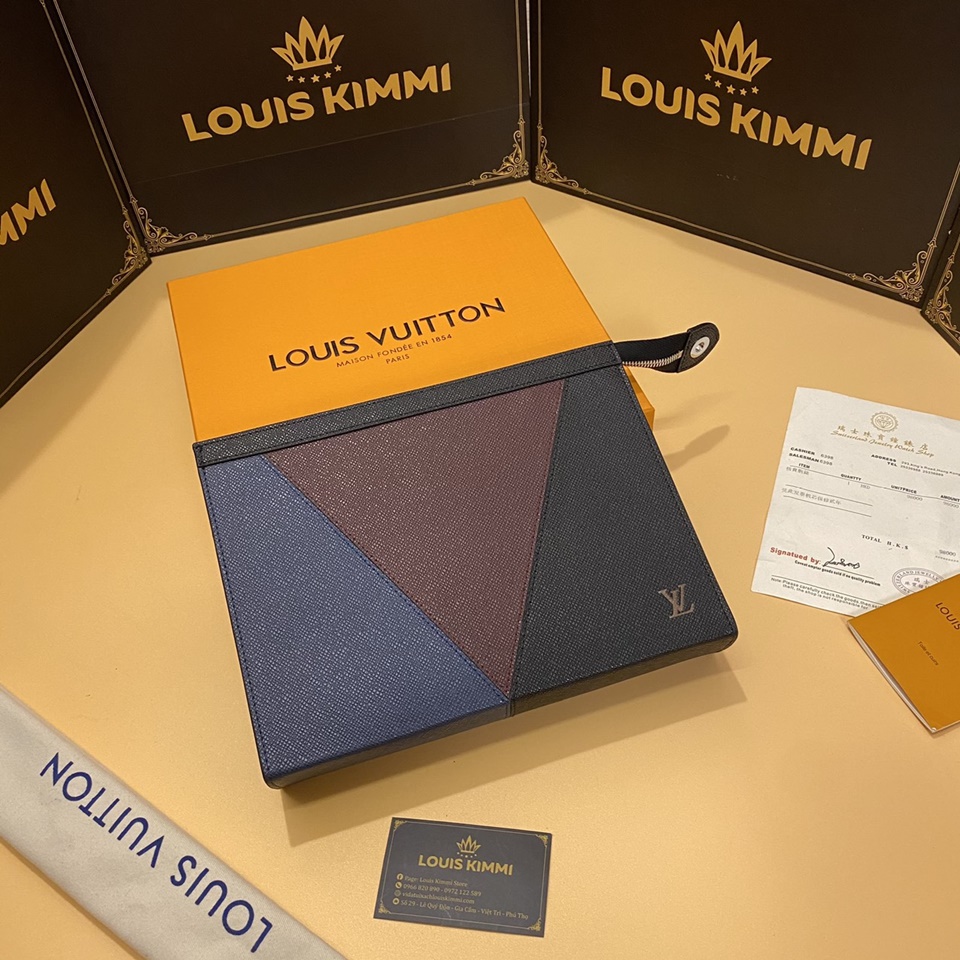 Clutch Nam Nữ : Louis Vuitton. Chính Hãng France